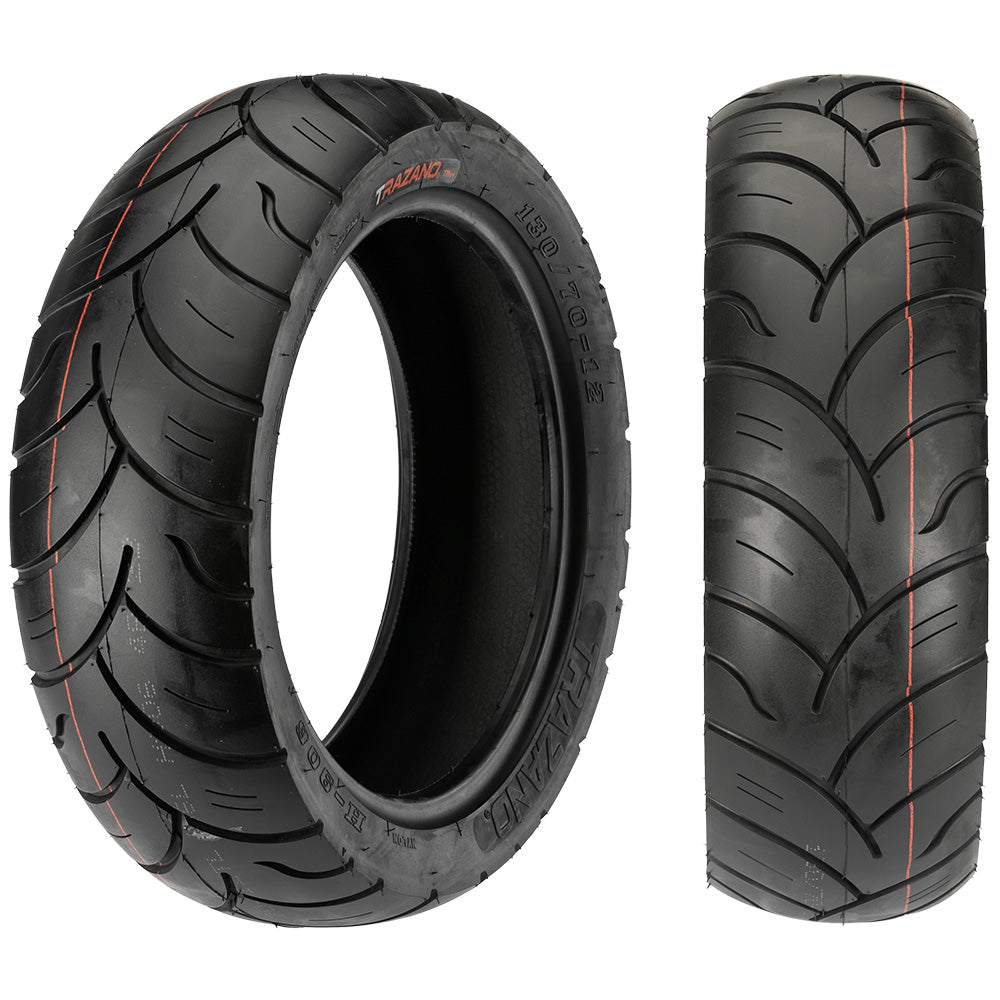 Llanta Trazano Scooter 130/70-12 TL Delantera Doble Propósito