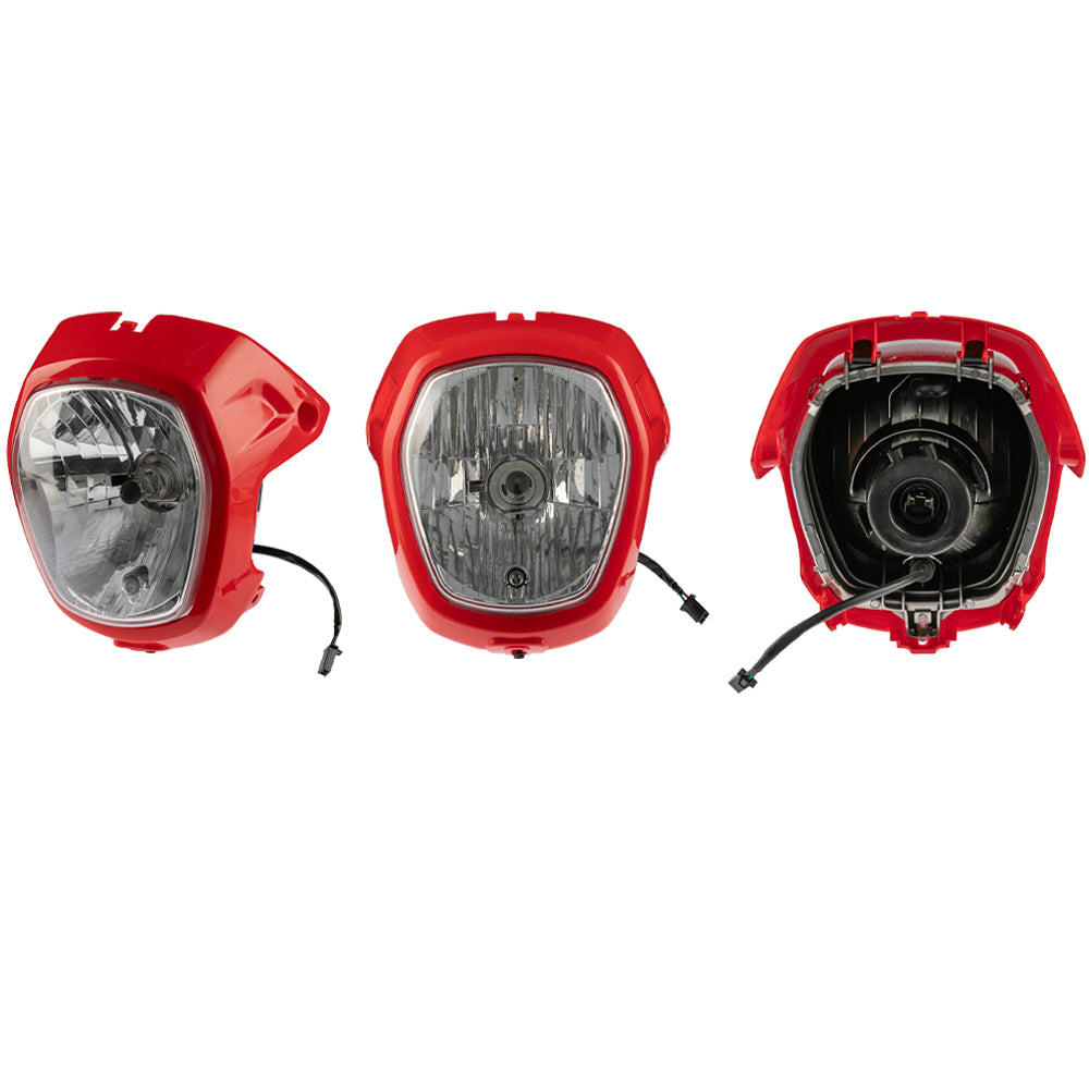 Farola con carenaje Roja Navi 110 GX Motor