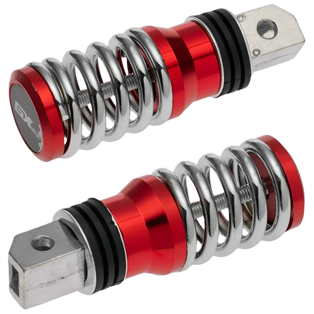 Posapiés de lujo tipo amortiguador Rojo GX Motor