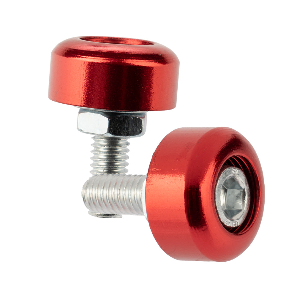 Tornillo Porta Placa Redondo Rojo Everestt (Pack x20)