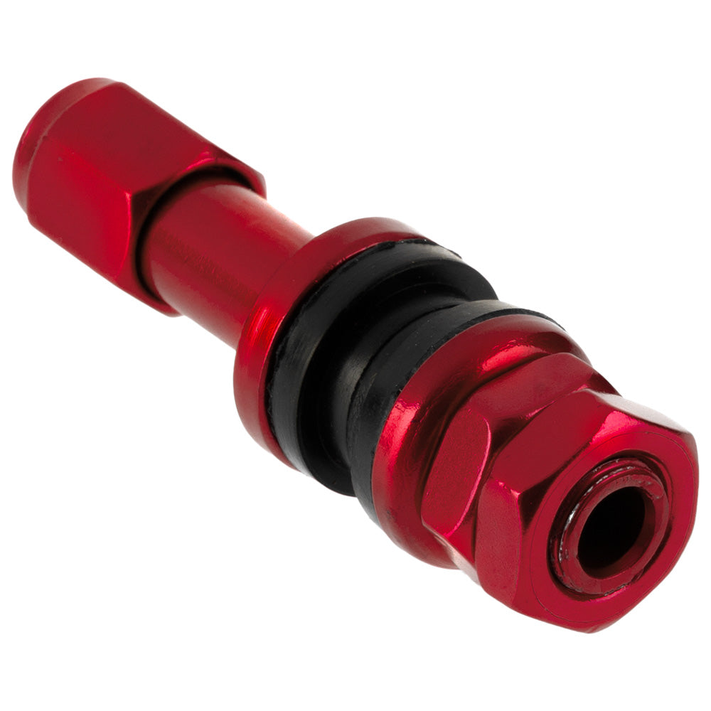 Válvula para Rin Recta Rojo en Aluminio