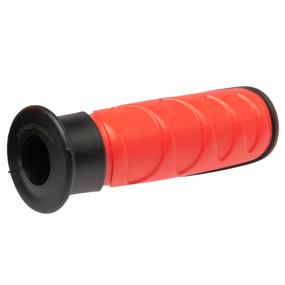 Grips de lujo negro rojo 124MM Everestt