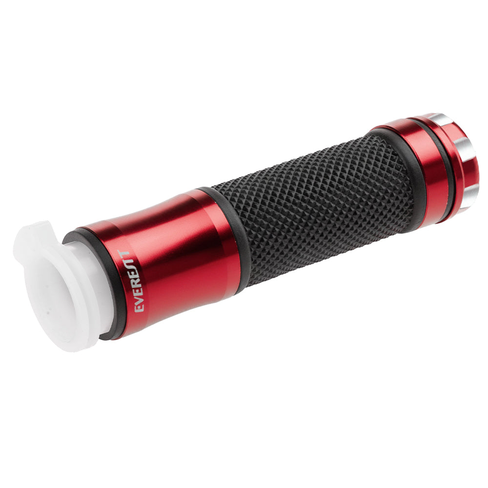 Grips de lujo Rojo con carretel 123/15mm Everestt