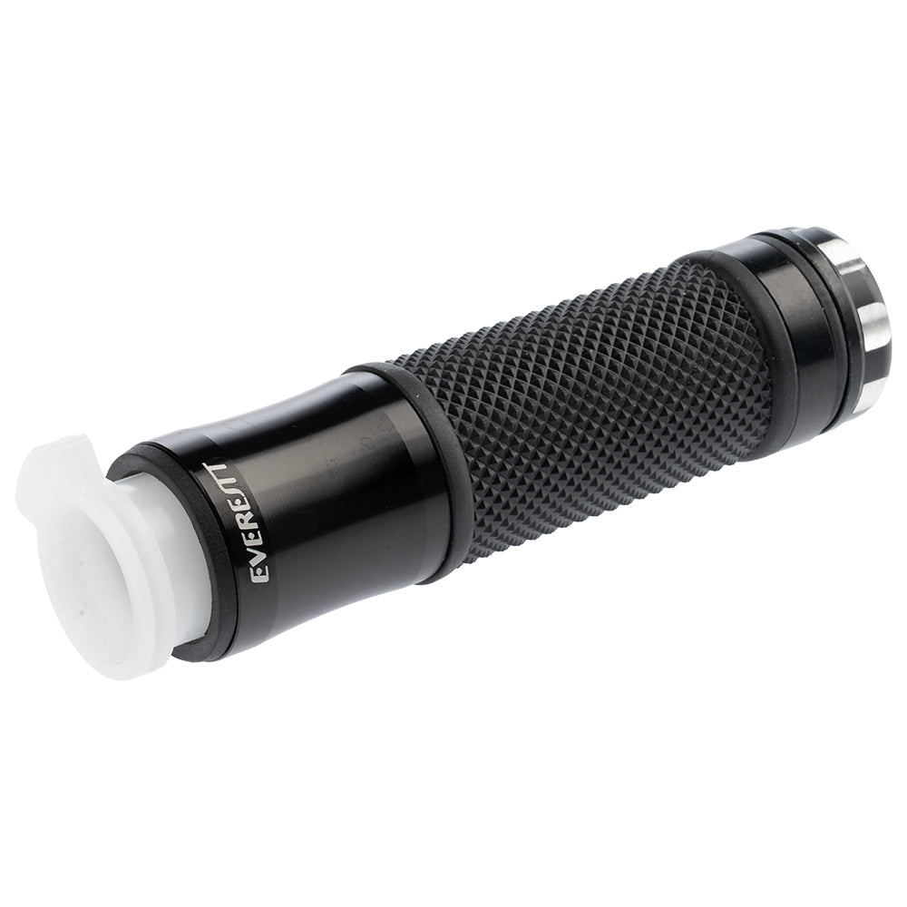 Grips de lujo Negro con carretel 123/15mm Everestt