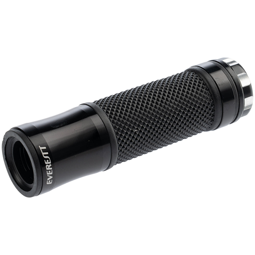 Grips de lujo Negro con carretel 123/15mm Everestt