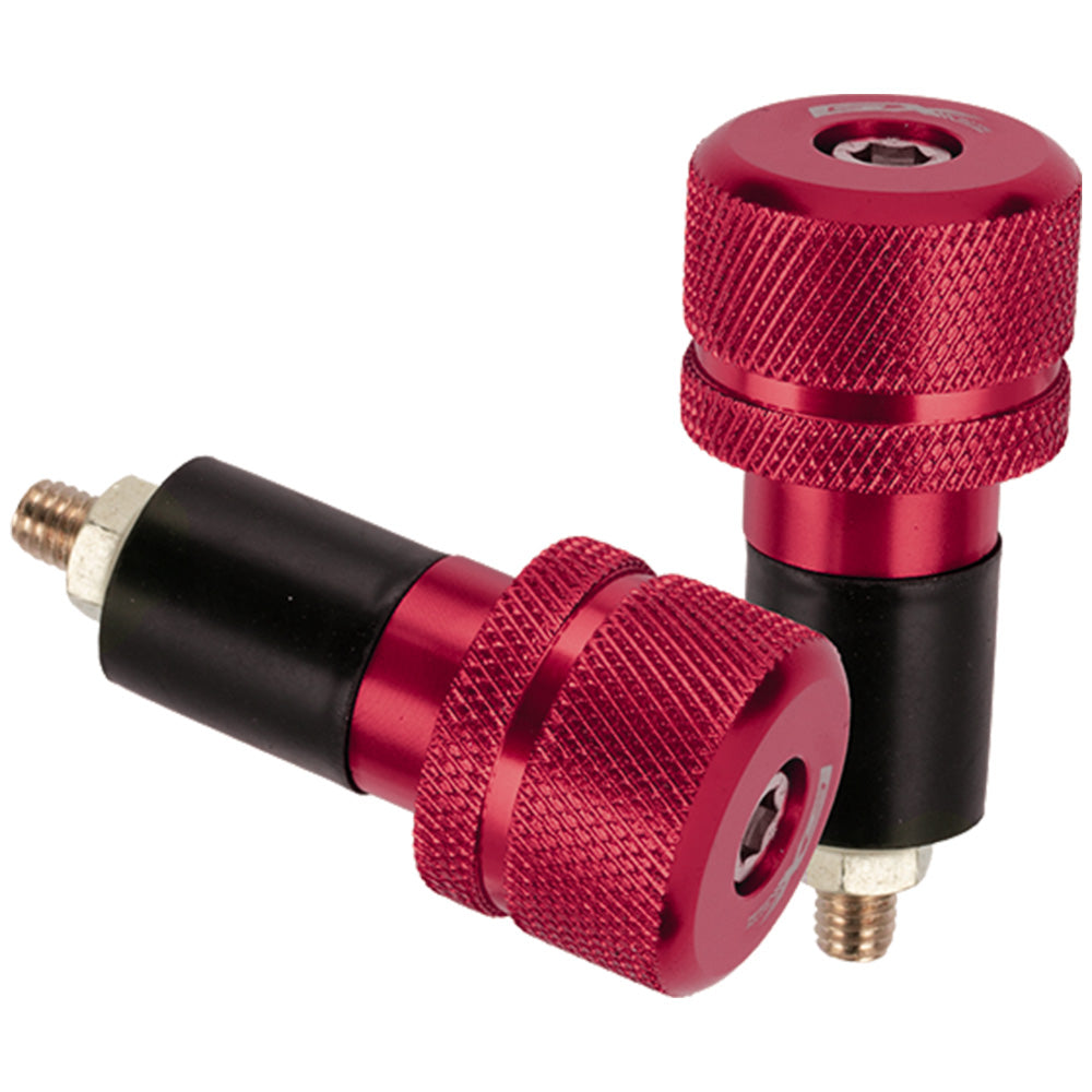 Topes para manubrio en aluminio rojo GX Motor