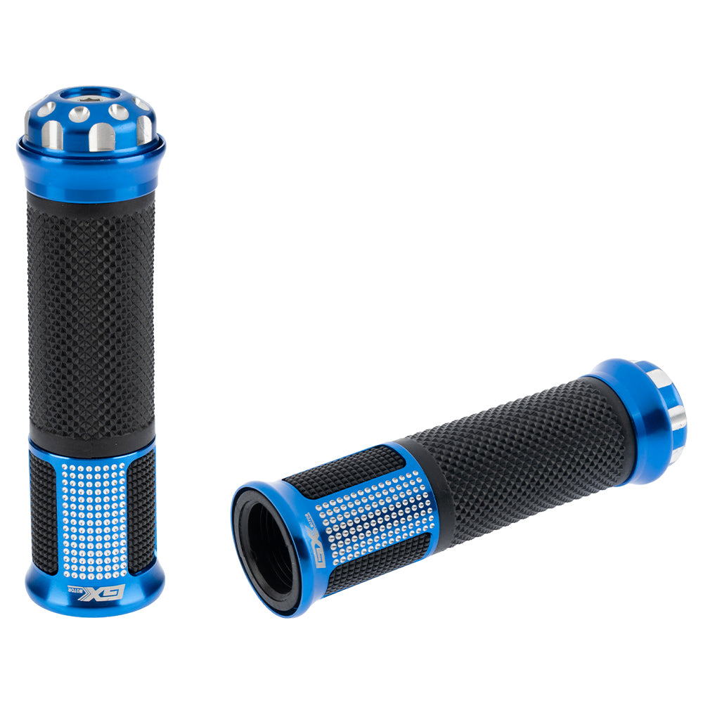 Grips de lujo azul GX Motor
