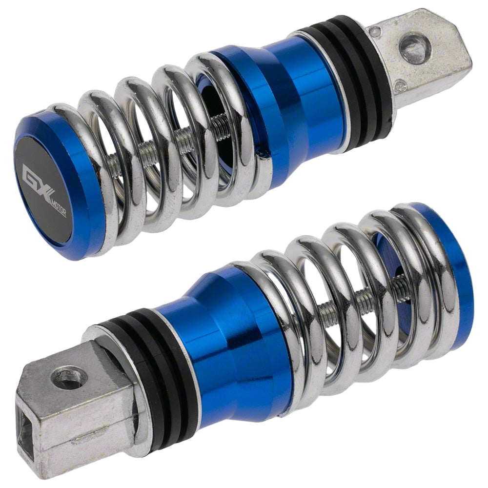 Posapiés de lujo tipo amortiguador Azul GX Motor
