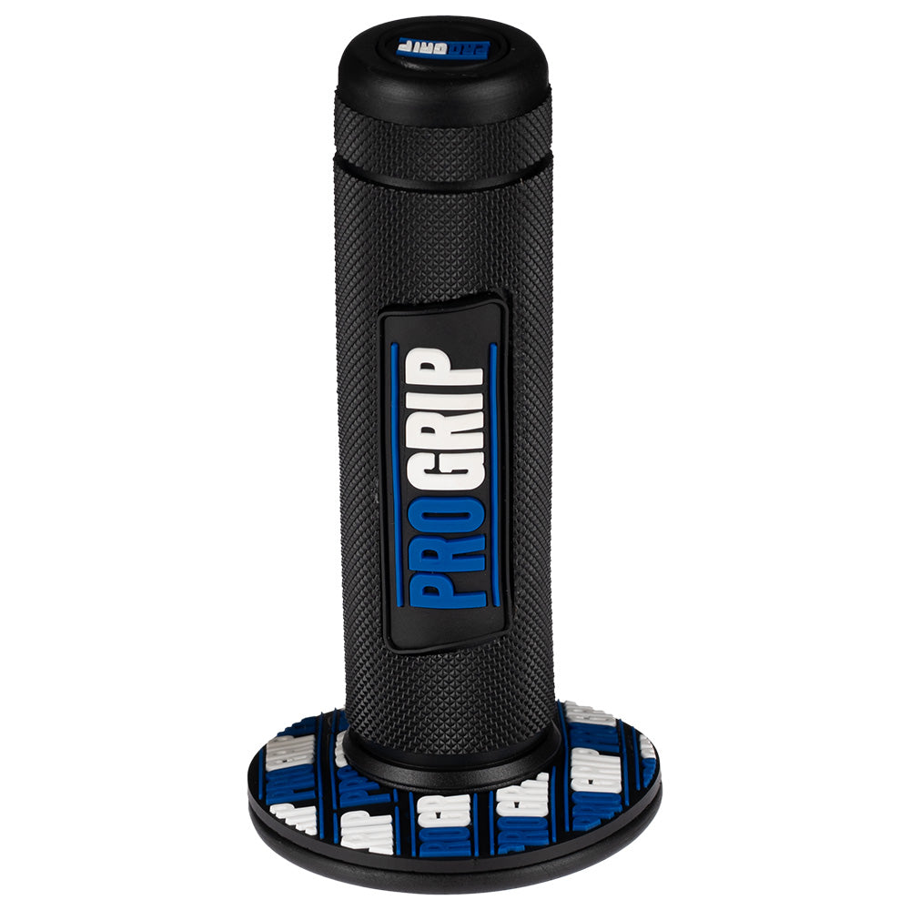 Grips negro-azul Progrip liso con carretel Everestt