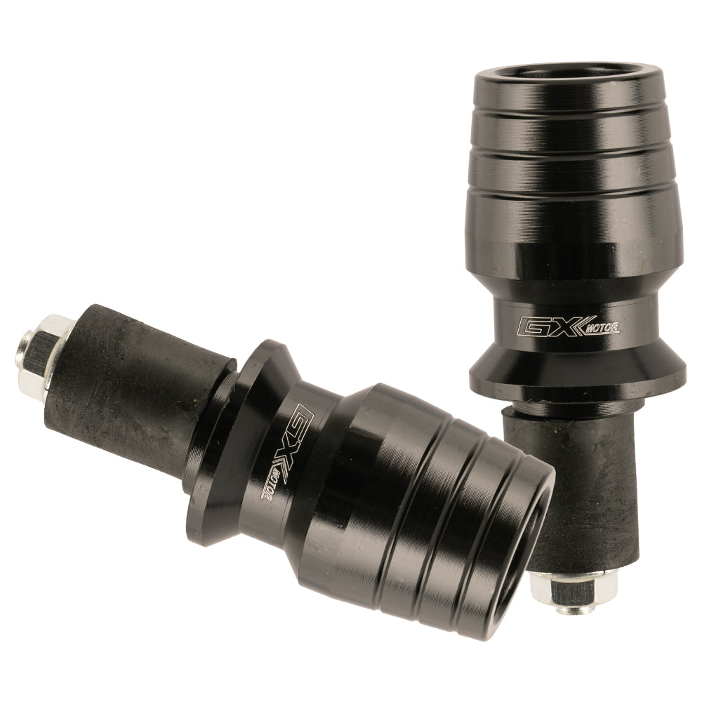 Topes para manubrio en aluminio negro GX Motor