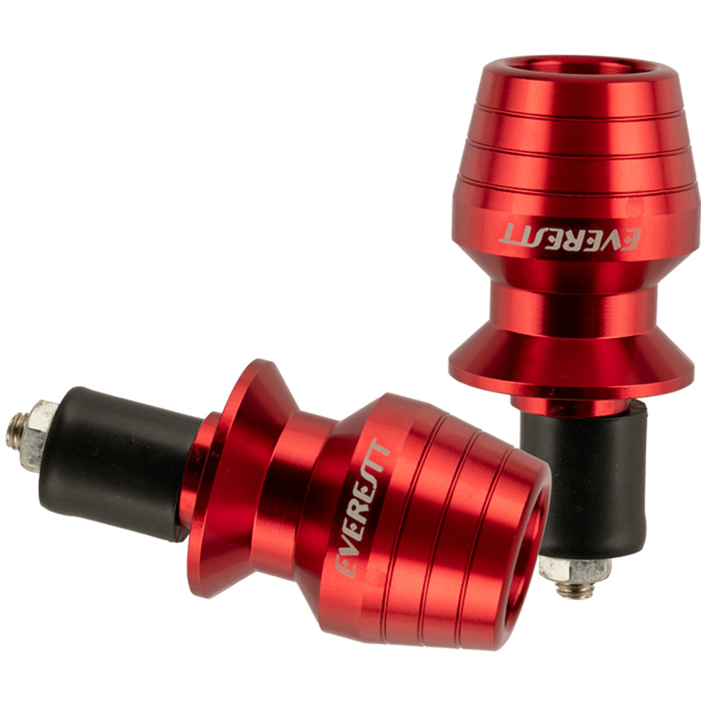 Topes para manubrio cónico rojo en aluminio Everestt