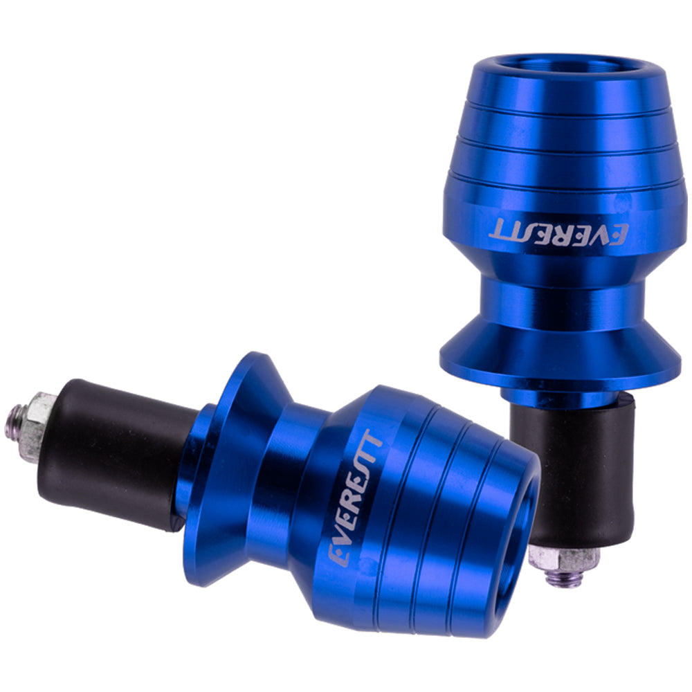Topes para manubrio cónico azul en aluminio Everestt