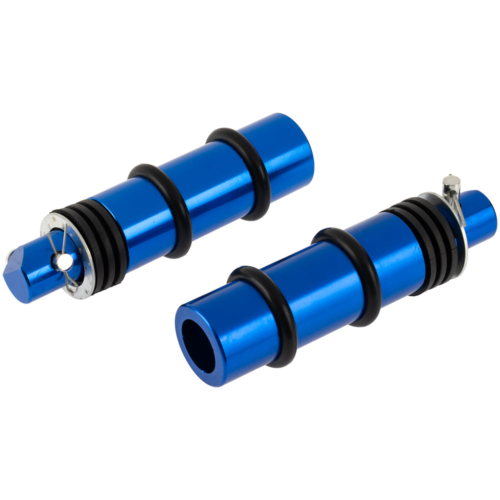Posapiés de lujo trasero Azul GX Motor