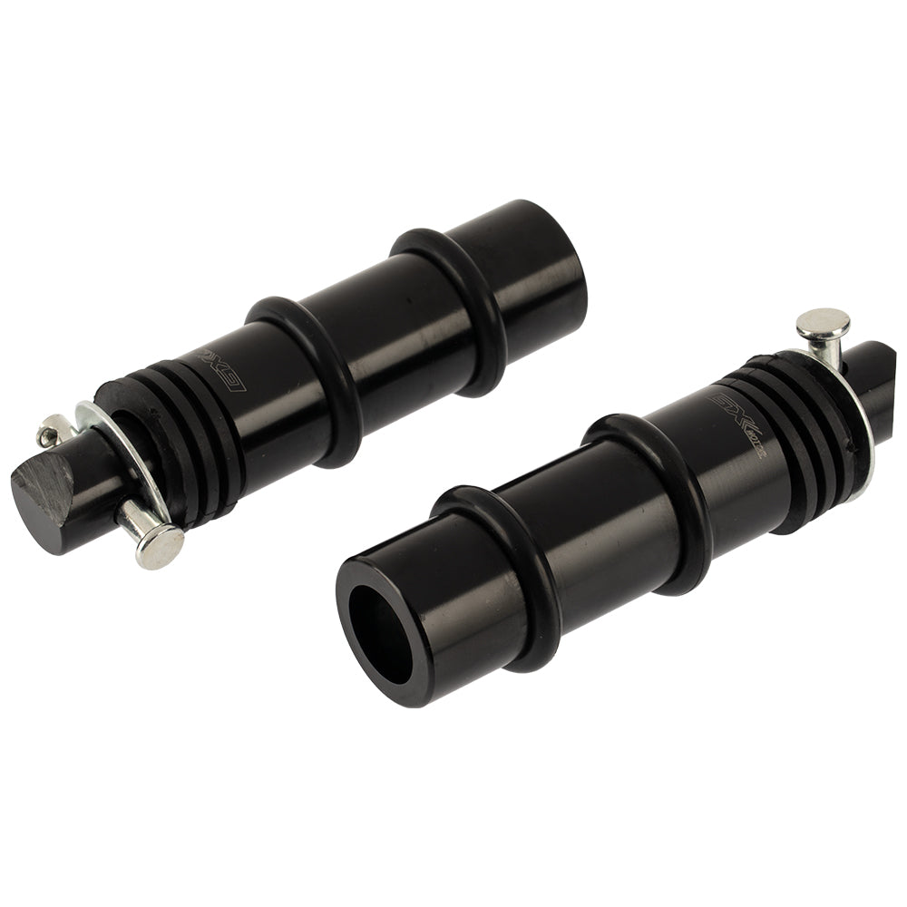 Posapiés de lujo trasero Negro GX Motor