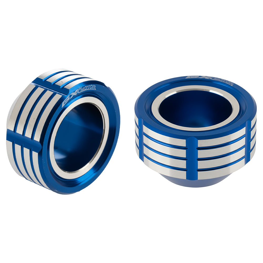 Slider cubre ejes azul en aluminio JW1687 GX Motor