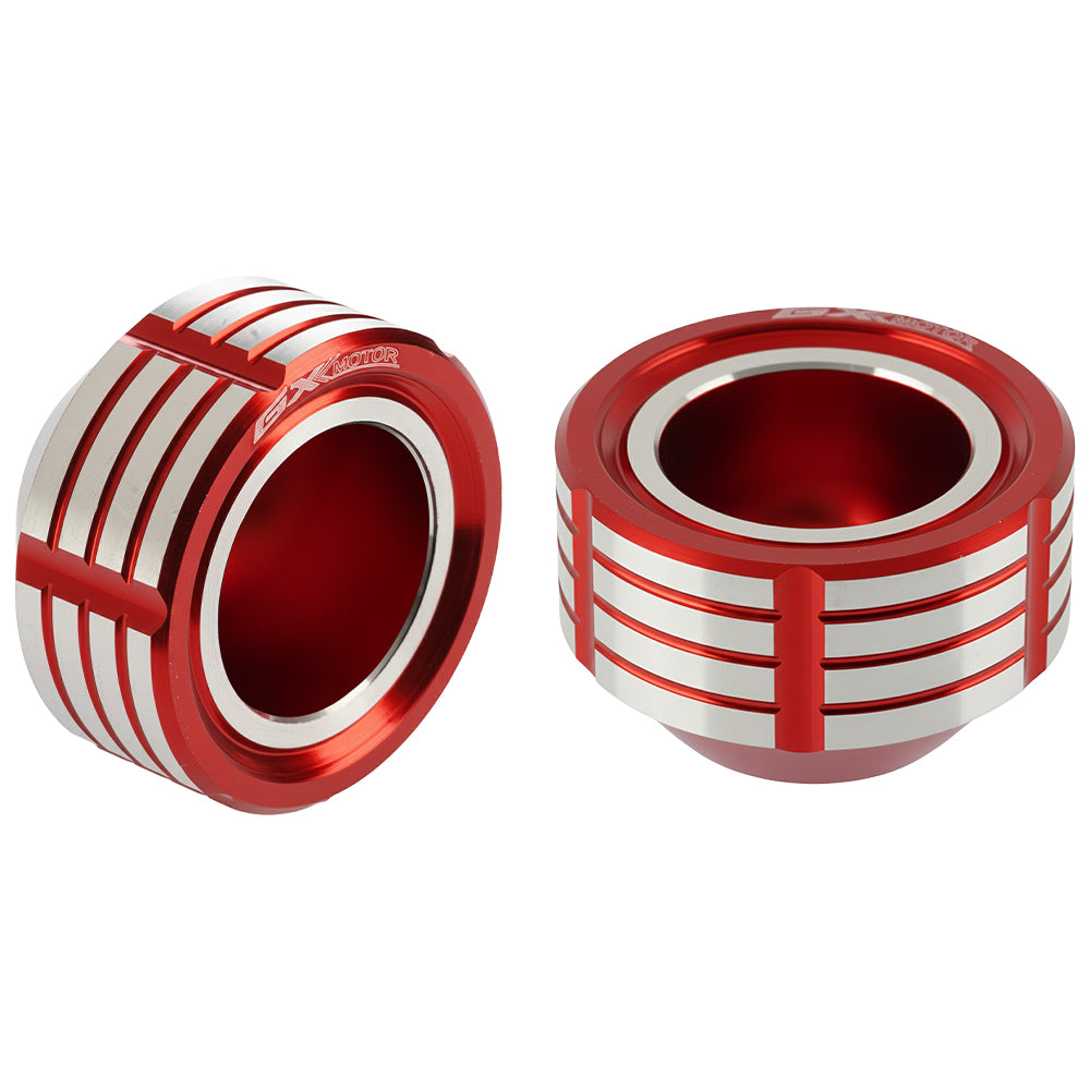 Slider cubre ejes rojo en aluminio JW1687 GX Motor