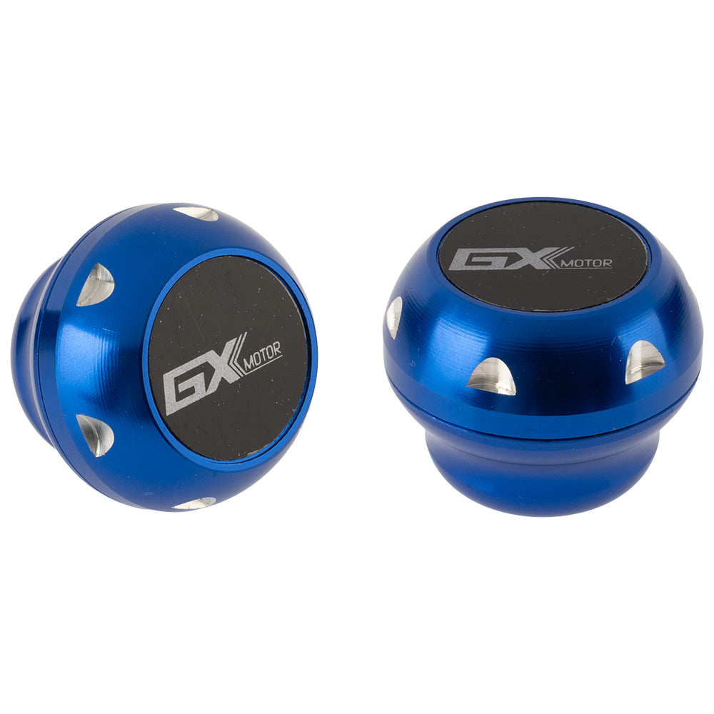 Slider cubre ejes azul en aluminio JW1665 GX Motor