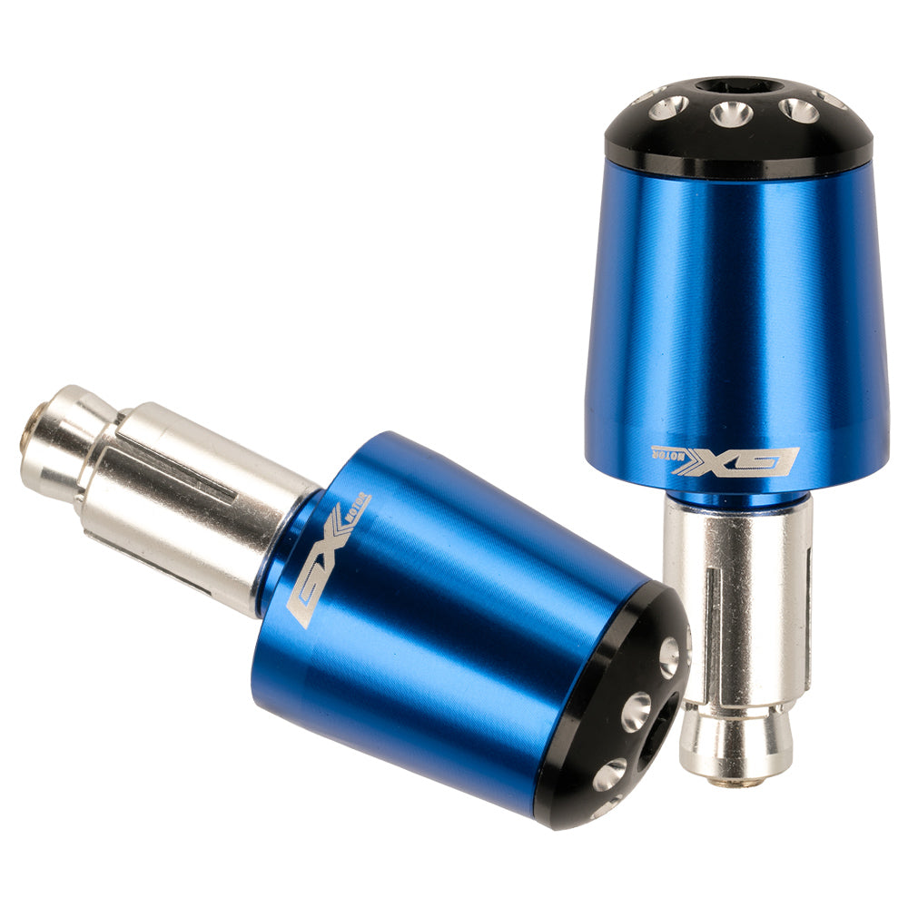 Topes Para Manubrio En Aluminio Azul XL-365 GX Motor