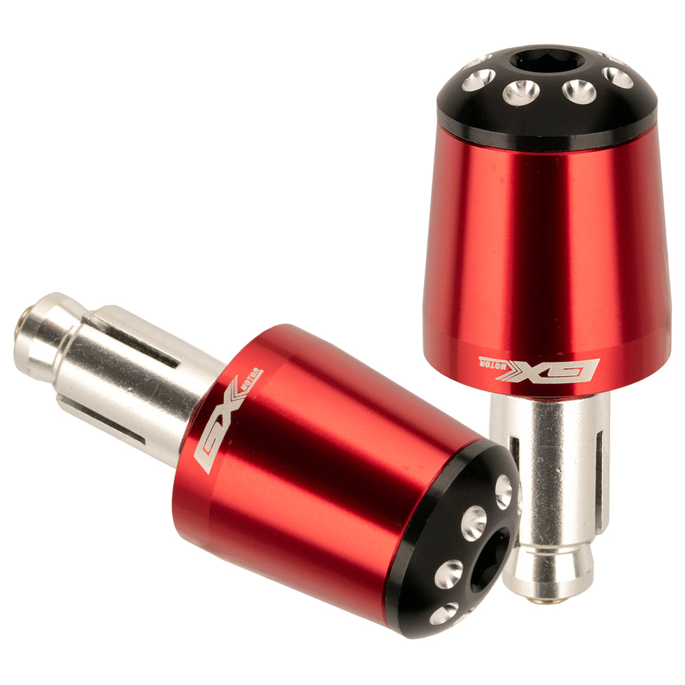 Topes Para Manubrio En Aluminio Rojo XL-365 GX Motor