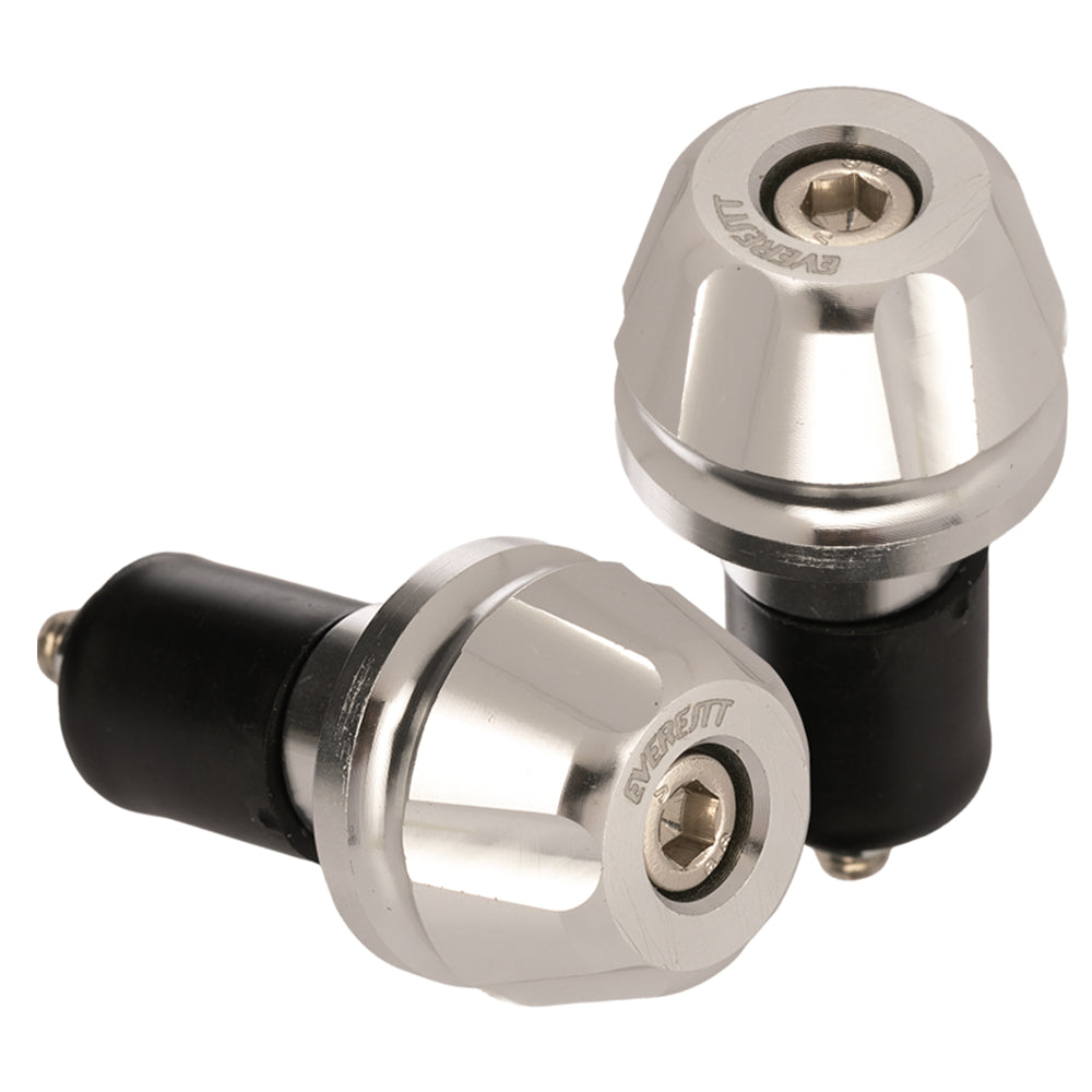 Topes para Manubrio en Aluminio Silver Everestt
