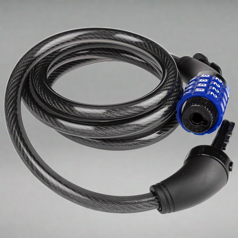 Candado cable espiral con clave GW