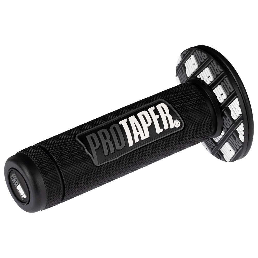 Grips Negro/Gris Progrip liso con carretel Everestt