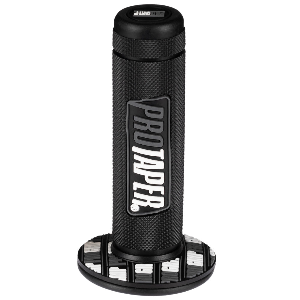 Grips Negro/Gris Progrip liso con carretel Everestt
