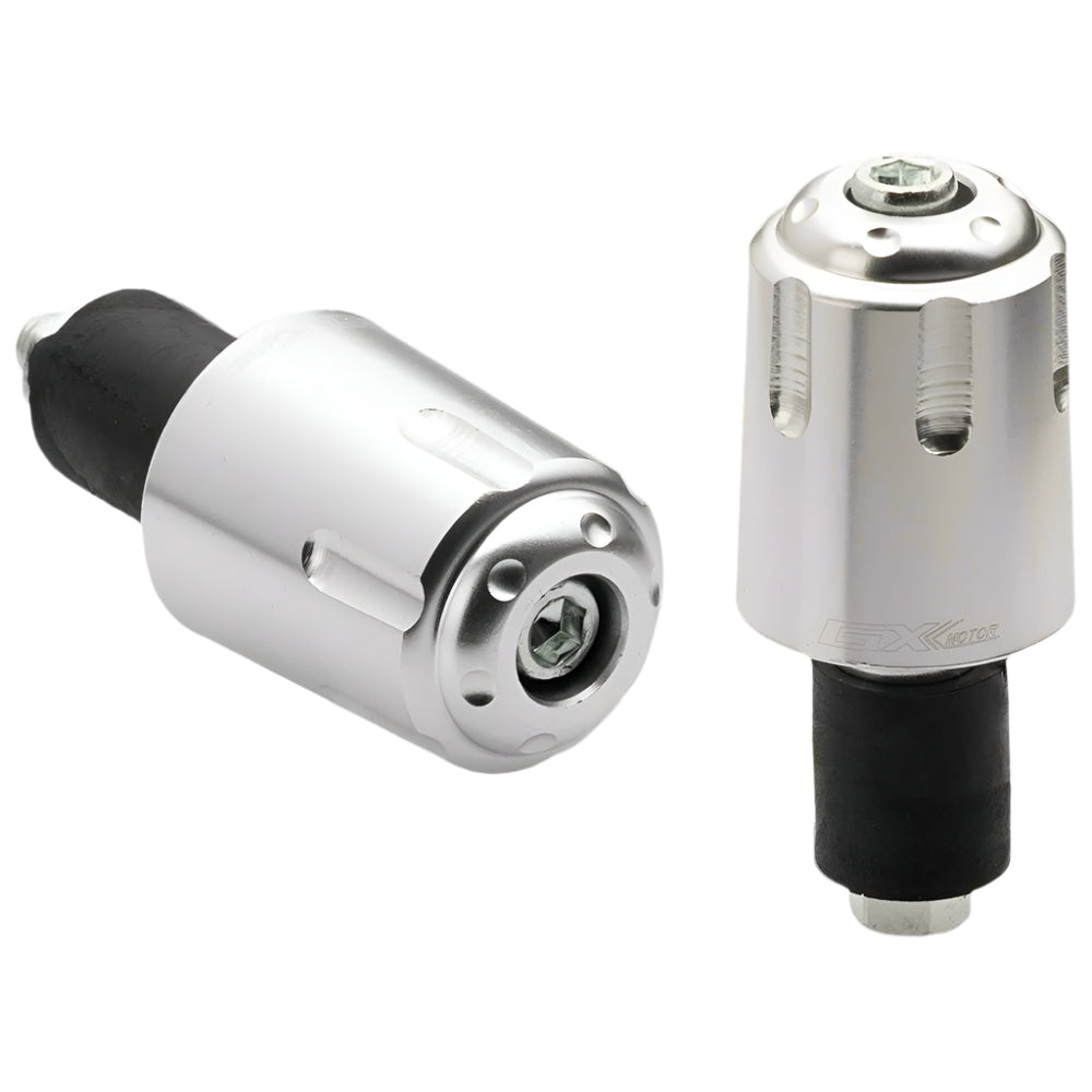 Topes para manubrio en aluminio natural GX Motor