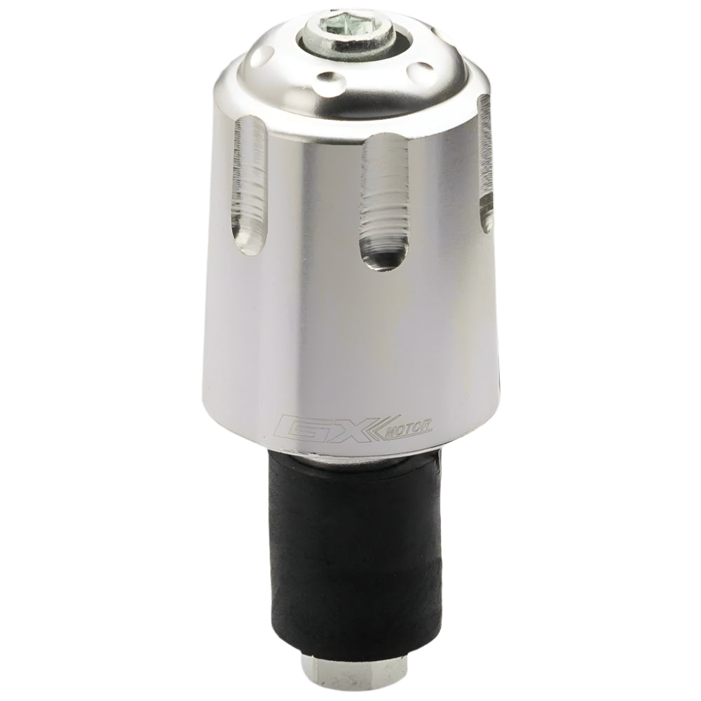 Topes para manubrio en aluminio natural GX Motor