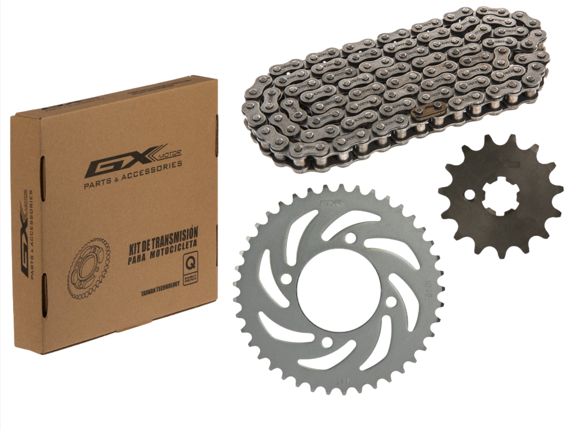 Kit de arrastre CRYPTON 115 420H*110/41T/15T/ GX Motor
