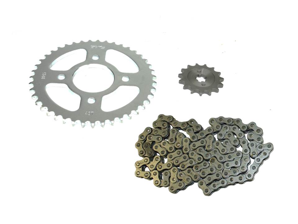 Kit de arrastre para AKT 125 EVO 428H*124/38T/15T/ GX Motor