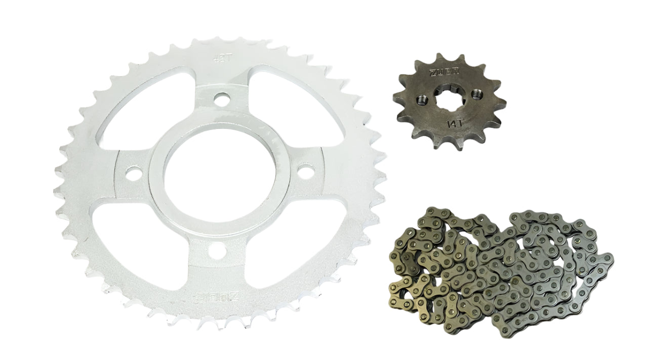 Kit de arrastre 428H/120L/42T/14T Eco Deluxe Zubr