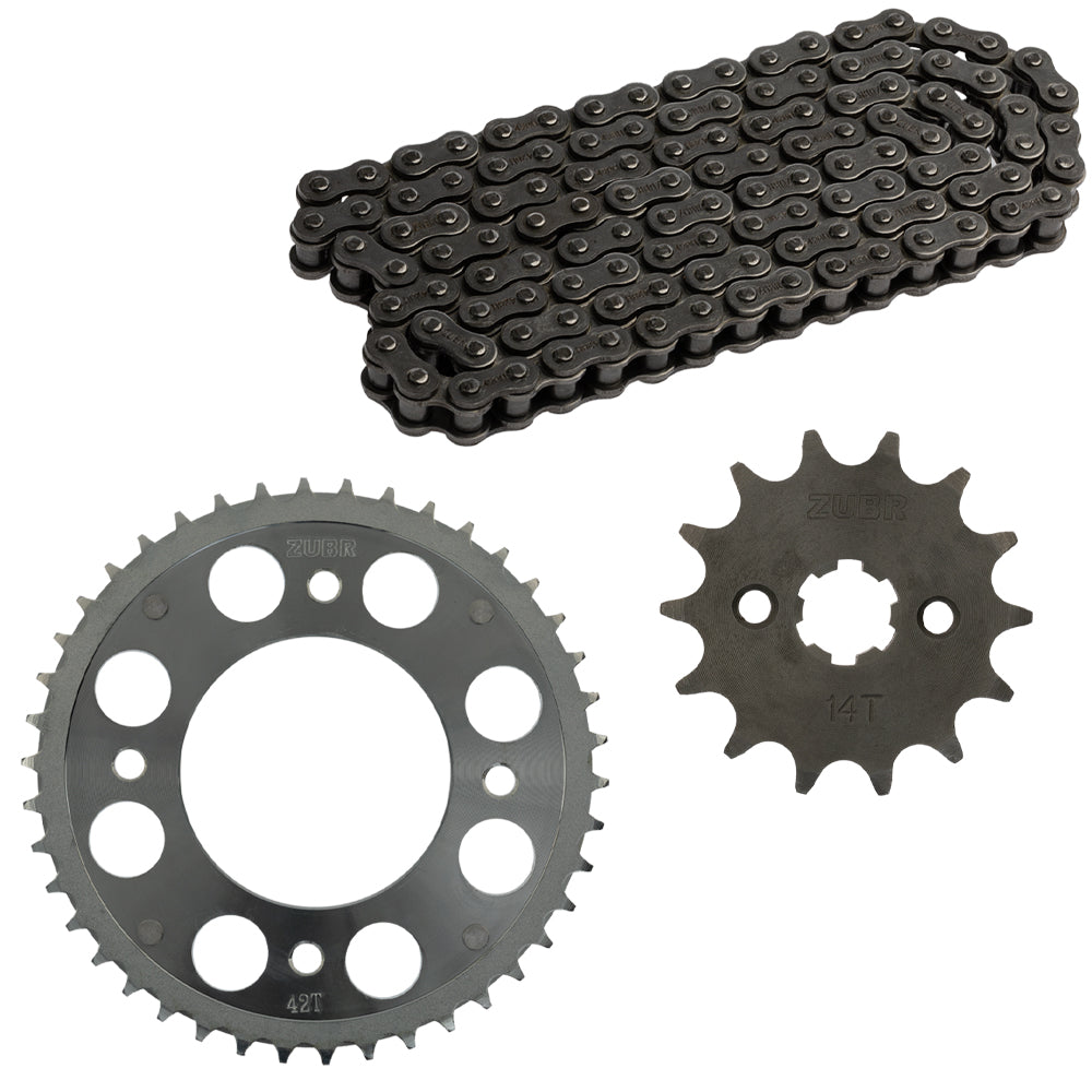 Kit de arrastre 428H/120L/42T/14 CB 110 Zubr