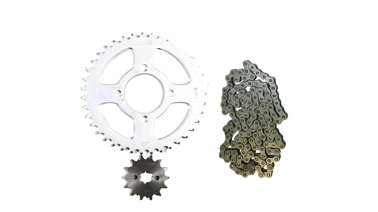 Kit de arrastre TVS 100 SPORT  428H*110/39/14T GX Motor
