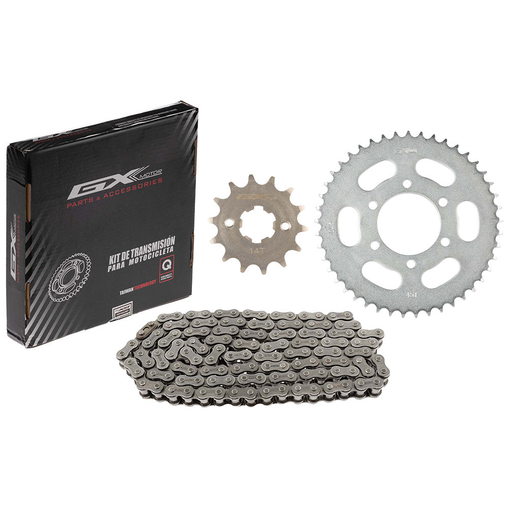 Kit de arrastre 428H/132L/45T/14T XTZ 150 GX Motor
