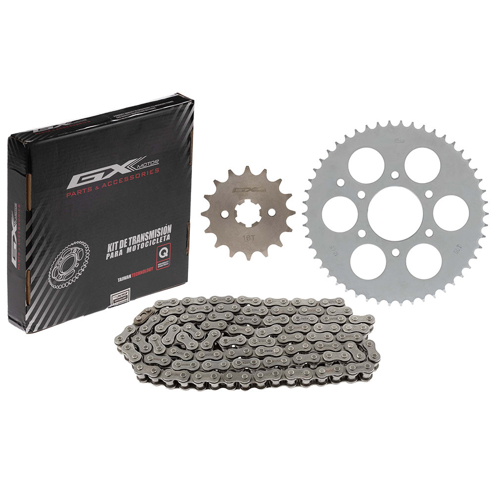 Kit de arrastre 428H/132L/50T/16T DR 150 GX Motor