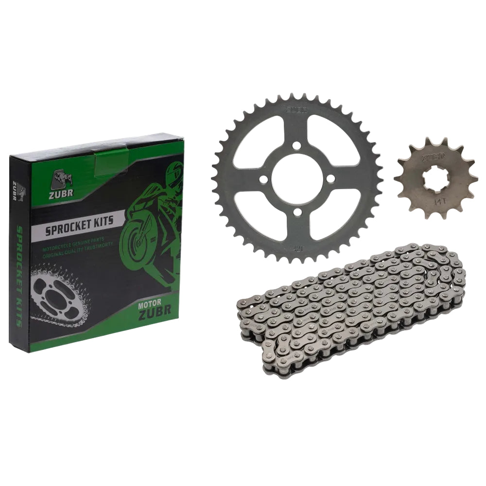 Kit de arrastre 428HX120L/42T/14T AX 100 Zubr