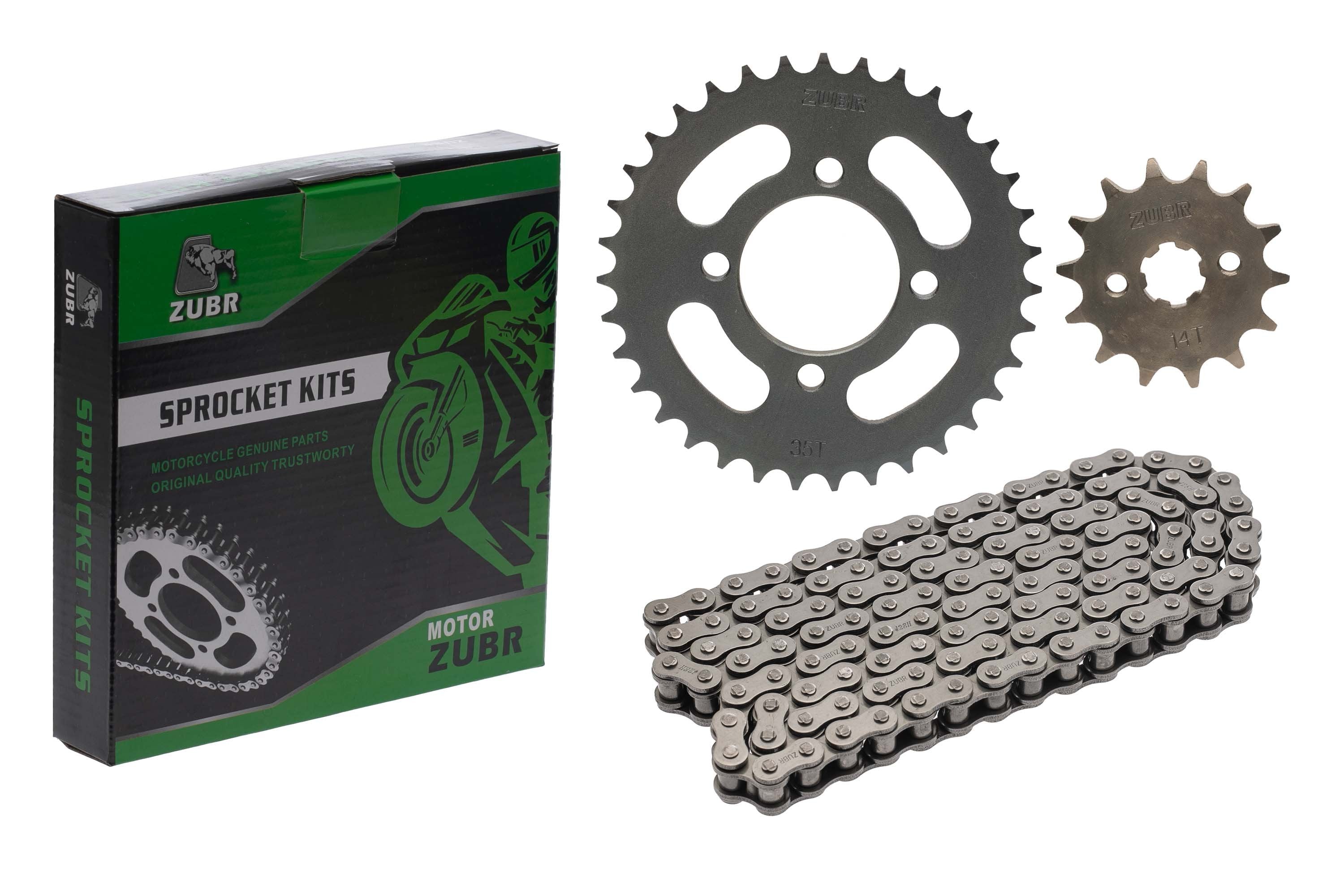 Kit de arrastre 428HX120L/35T/14T AX4 Zubr