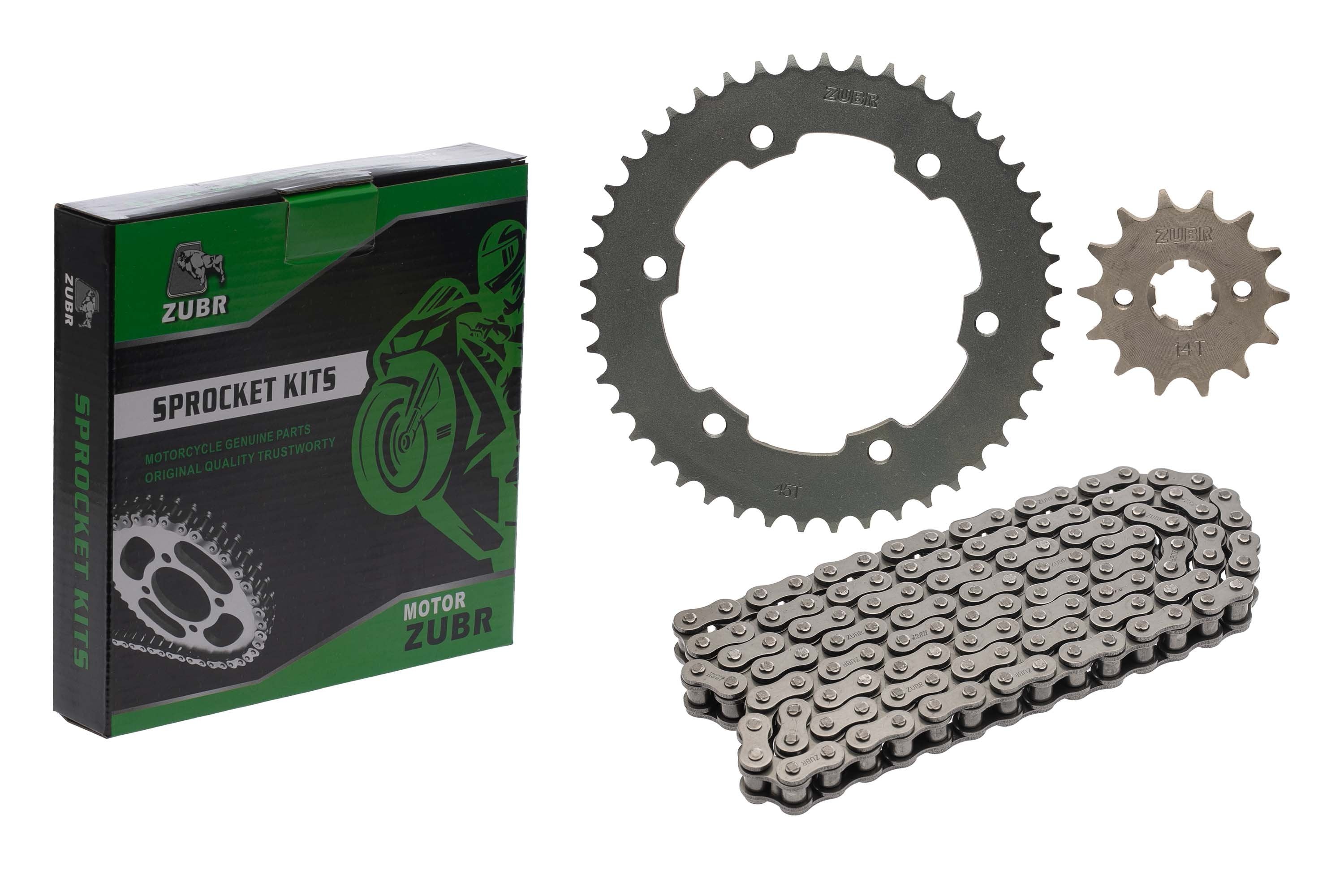 Kit de arrastre 428HX132L/45T/14T FZ 150 Zubr