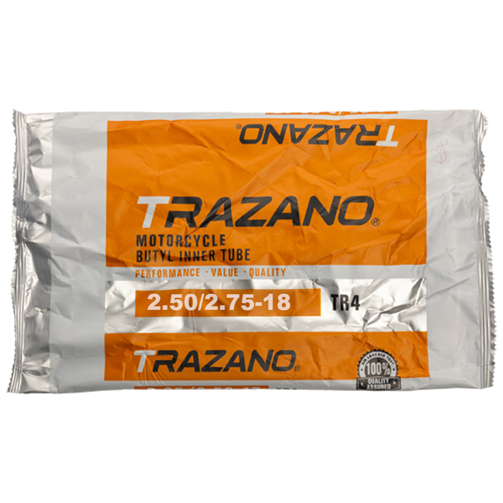 Neumático Moto 2.25/2.50/2.75-18 Válvula TR4 Trazano