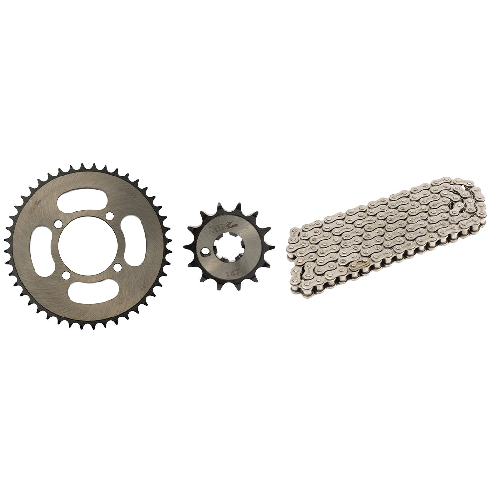 Kit de arrastre Negro 428H/124L/44T/14T Libero 110-125/YBR 125 GXMotor