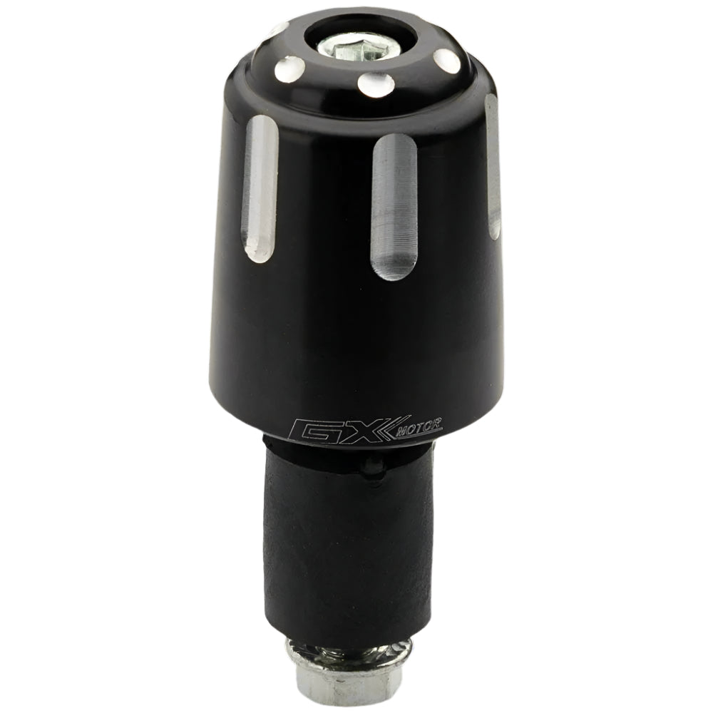 Topes para manubrio en aluminio negro GX Motor