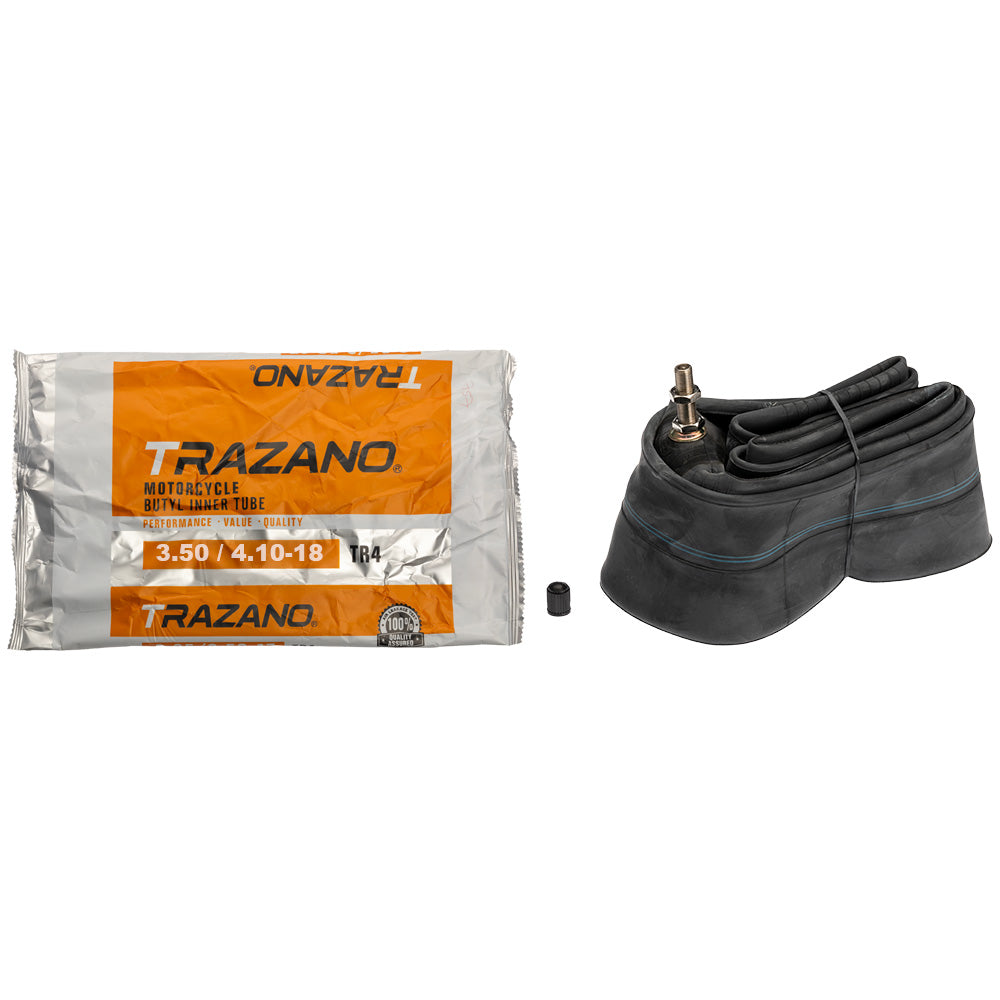 Neumático Moto 3.50/4.10 -18 Válvula TR4 Trazano
