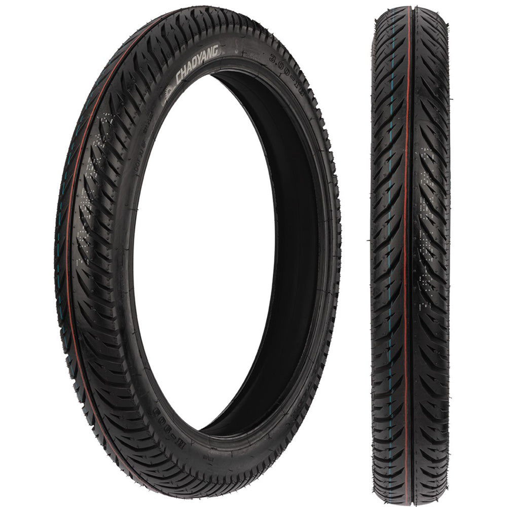 Llanta Chaoyang 2.75-18 H909 TT Delantera Semi-Pisteras