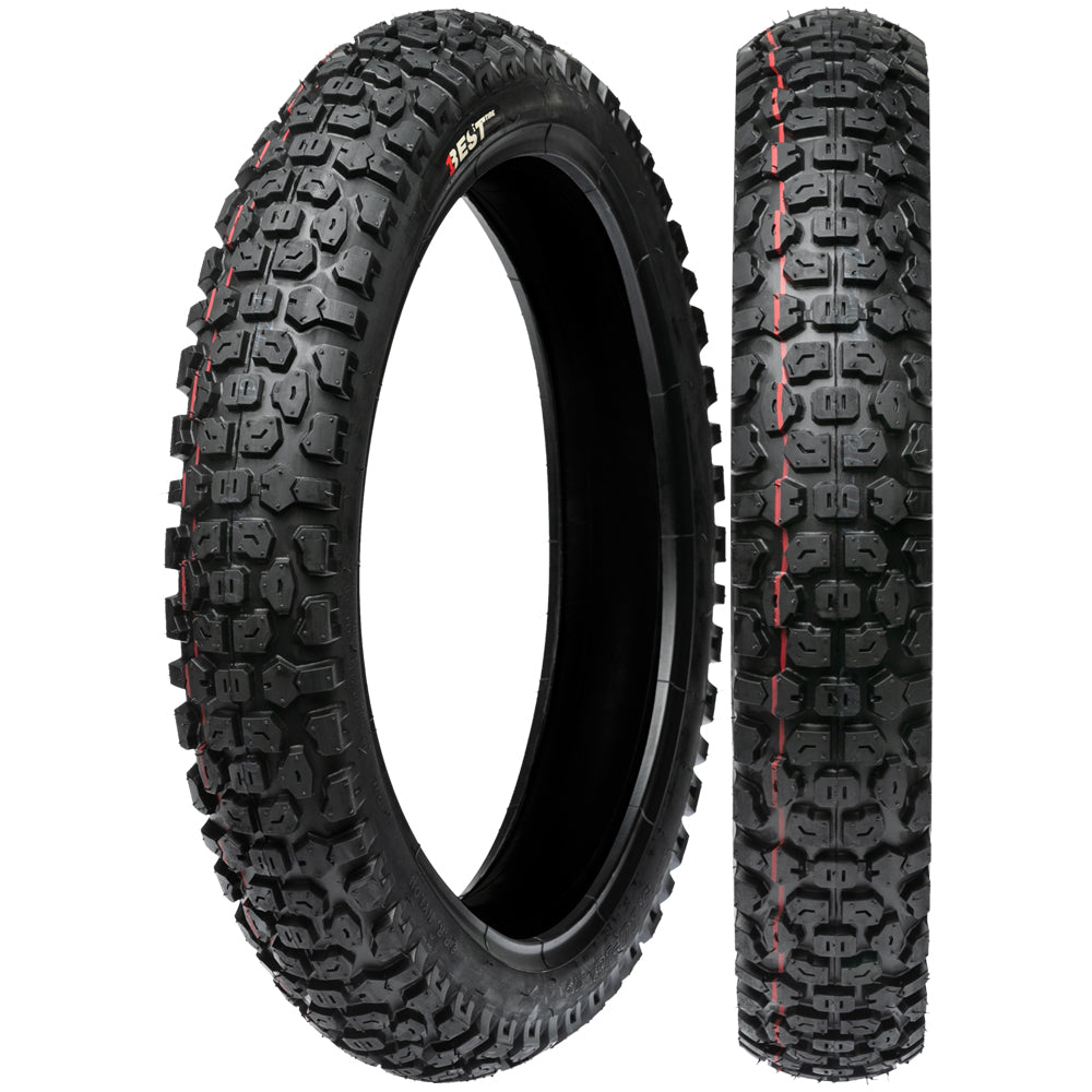Llanta Best Tire 4.10/18 DX-014 TT Trasera Trial