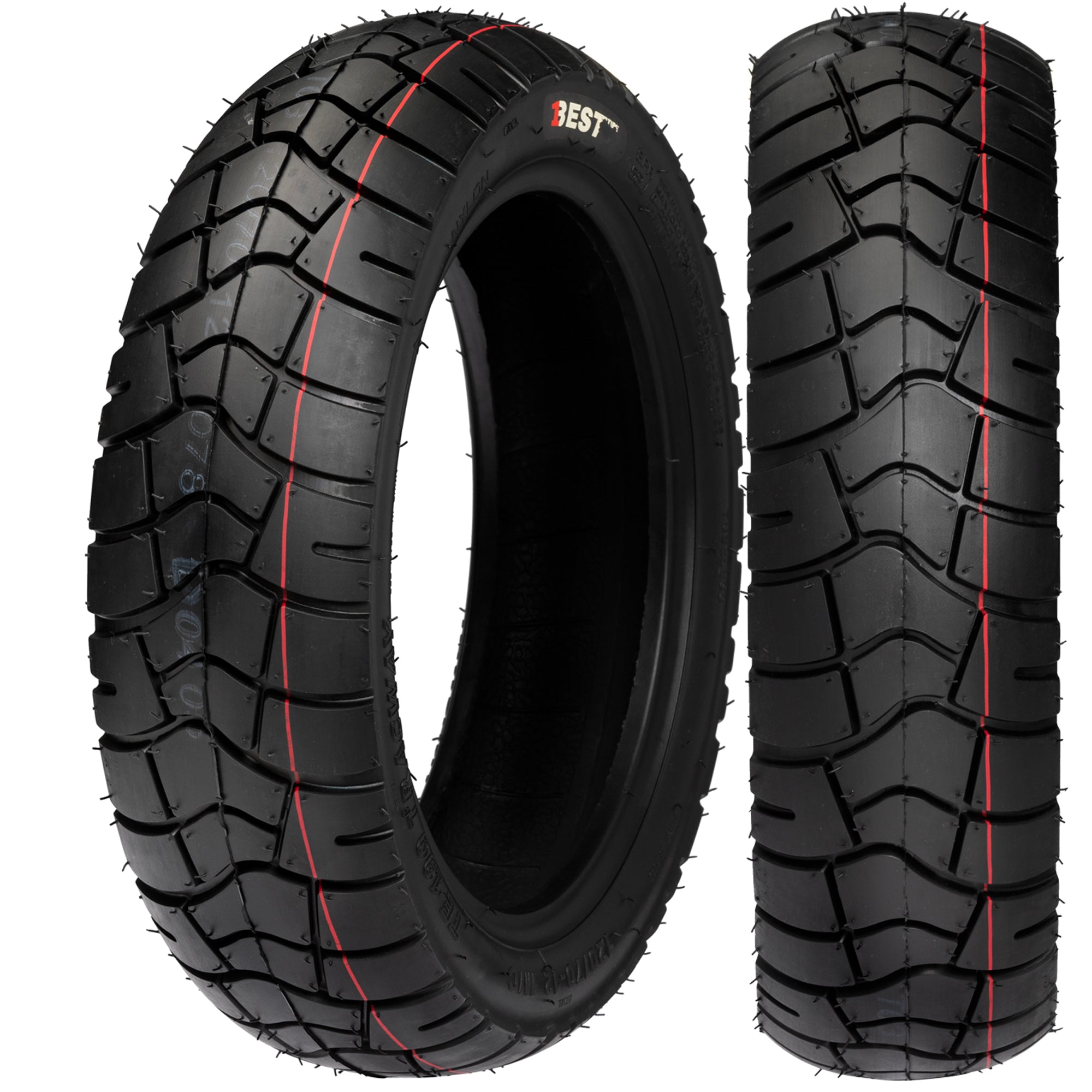Llanta Best Tire 120/70-12 DX-078 TL Trasera Scooter Doble Propósito
