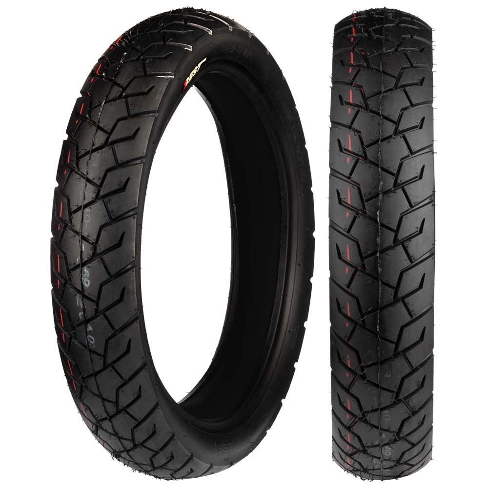 Llanta Best Tire 110/80-17 DX-069 TL Trasera Doble Propósito