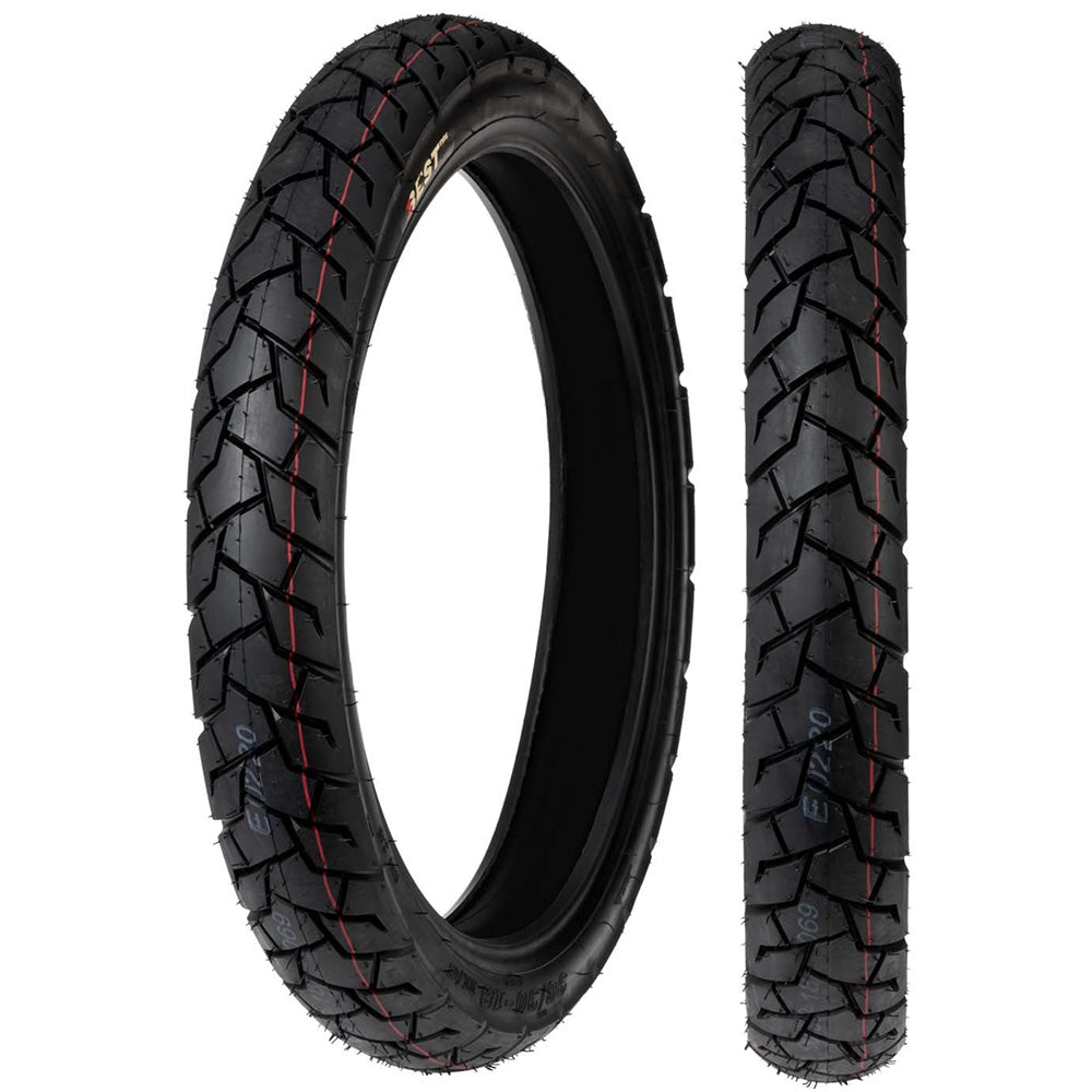 Llanta Best Tire 90/90-18 DX-069 TL Trasera Doble Propósito
