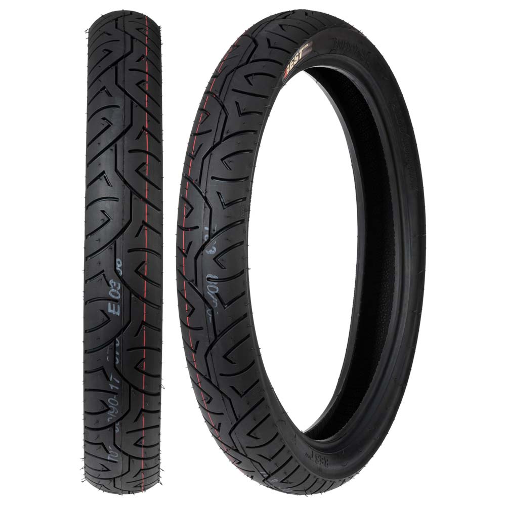 Llanta Best Tire 80/90-17 DX-070 TL Delantera Pista