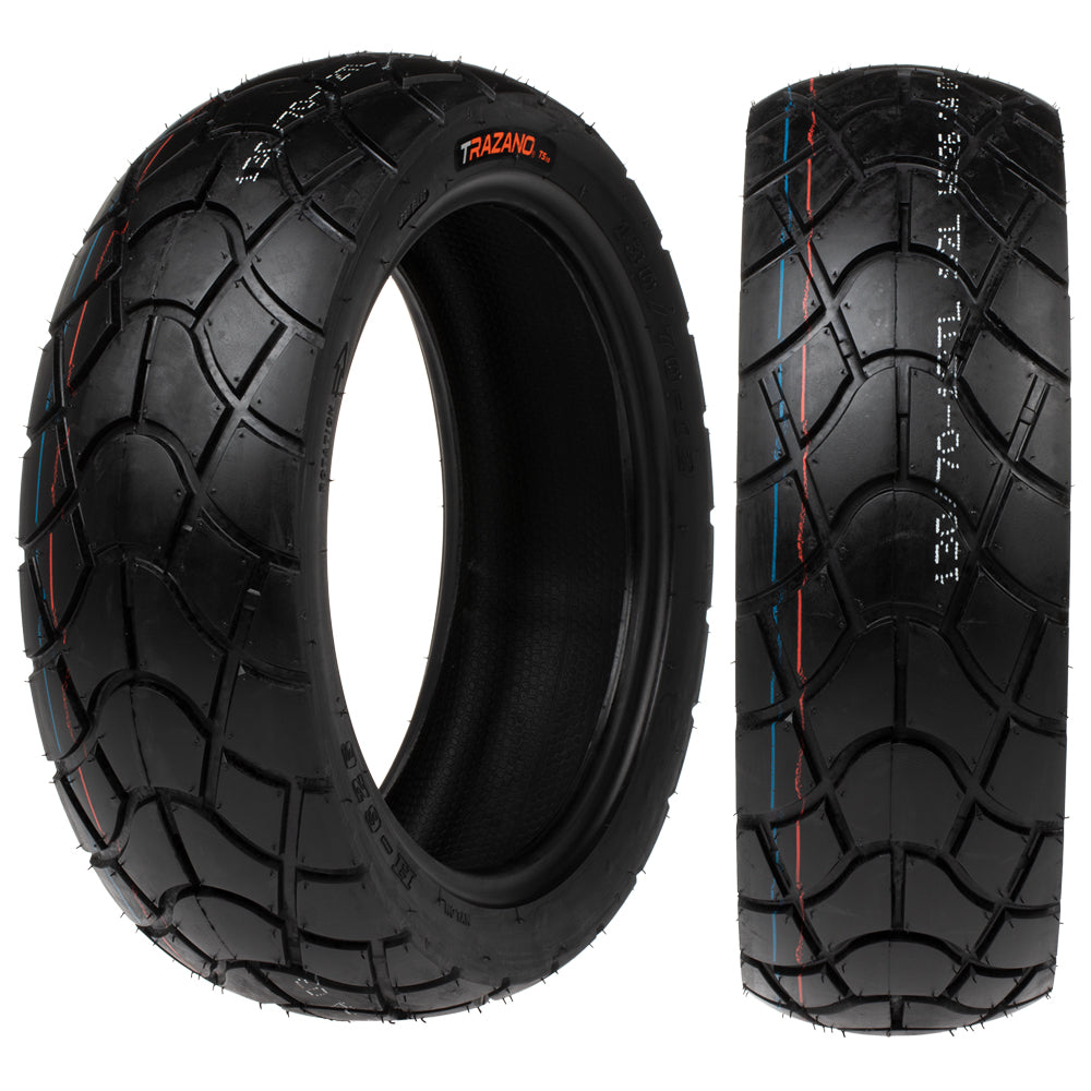 Llanta Trazano 130/70-12 TS10 TL Trasera Doble Propósito